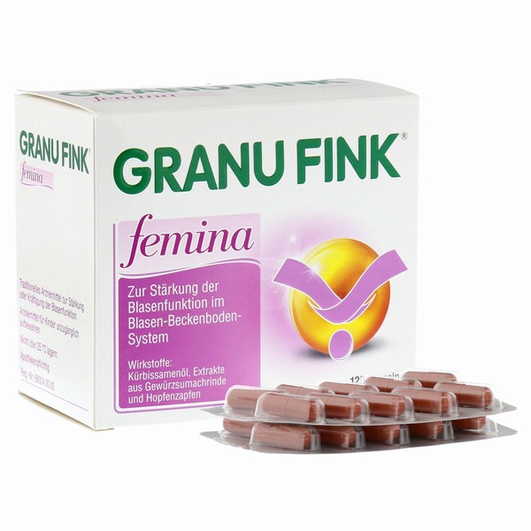 德国GRANU FINK femina女性膀胱功能修复胶囊 女性尿频尿急尿无力,德国进口GRANU FINK femina女性膀胱功能修复胶囊 女性尿频尿急尿无力图片,第1张