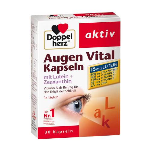 Doppelherz 双心叶黄素玉米黄质素护眼胶囊,04165123-doppelherz-augen-vital-kapse-1.jpg,第1张