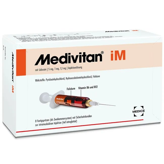 Medivitan维生素B和叶酸针剂,德速查信息,第1张
