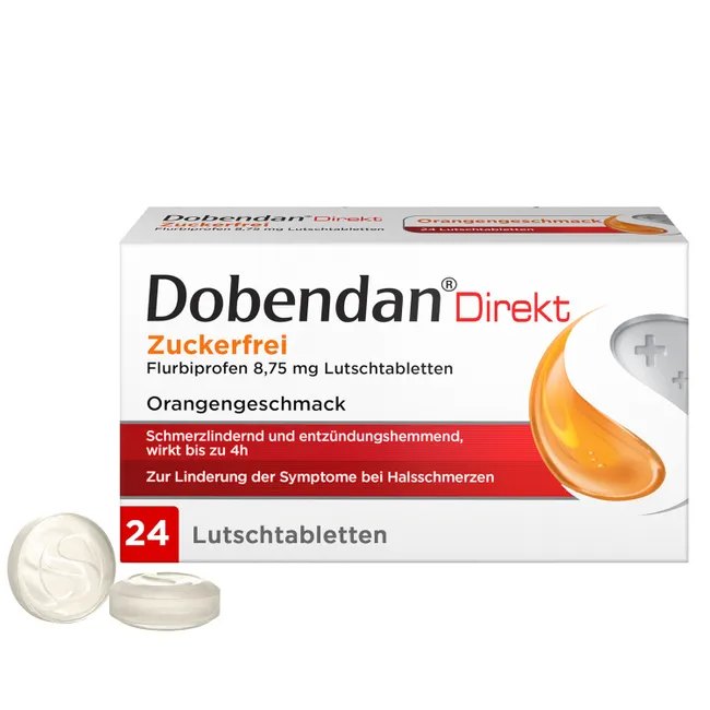 Dobendan德国氟比洛芬润喉片,德速查信息,喉咙痛,嗓子疼,特效药,第1张