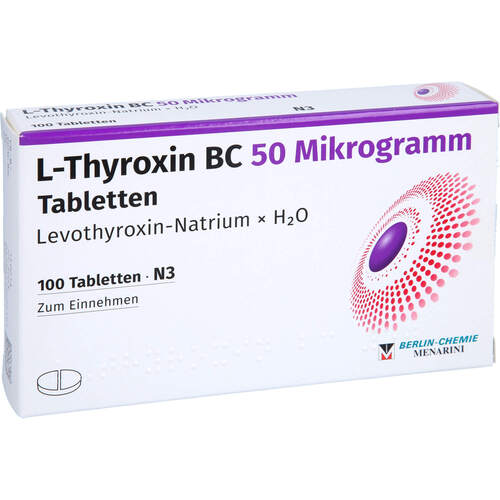 L-Thyroxin德国版优甲乐T4左甲状腺素钠片,德速查信息,第1张