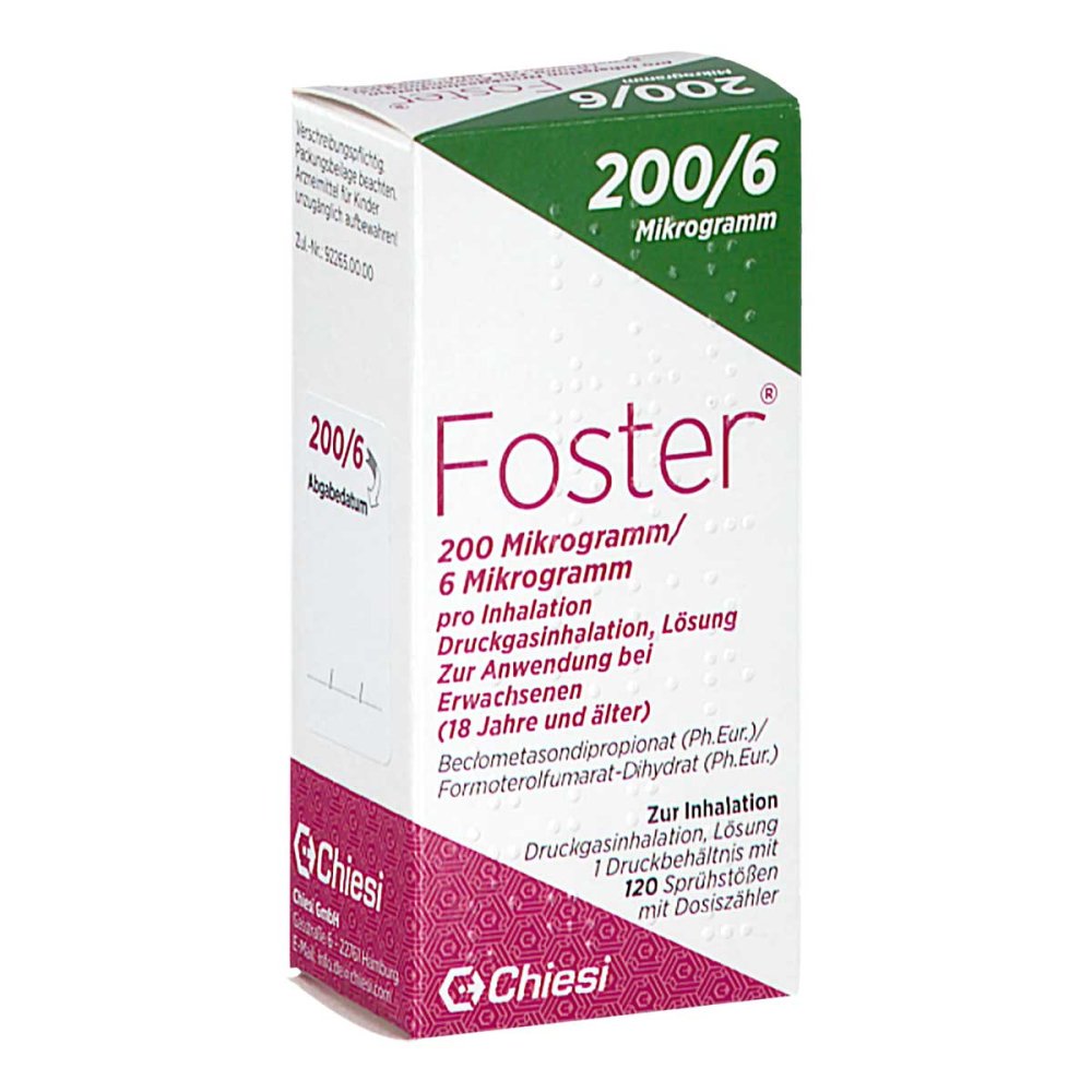Foster NEXThaler德国版倍氯米松福莫特罗吸入粉雾剂,德速查信息,第1张