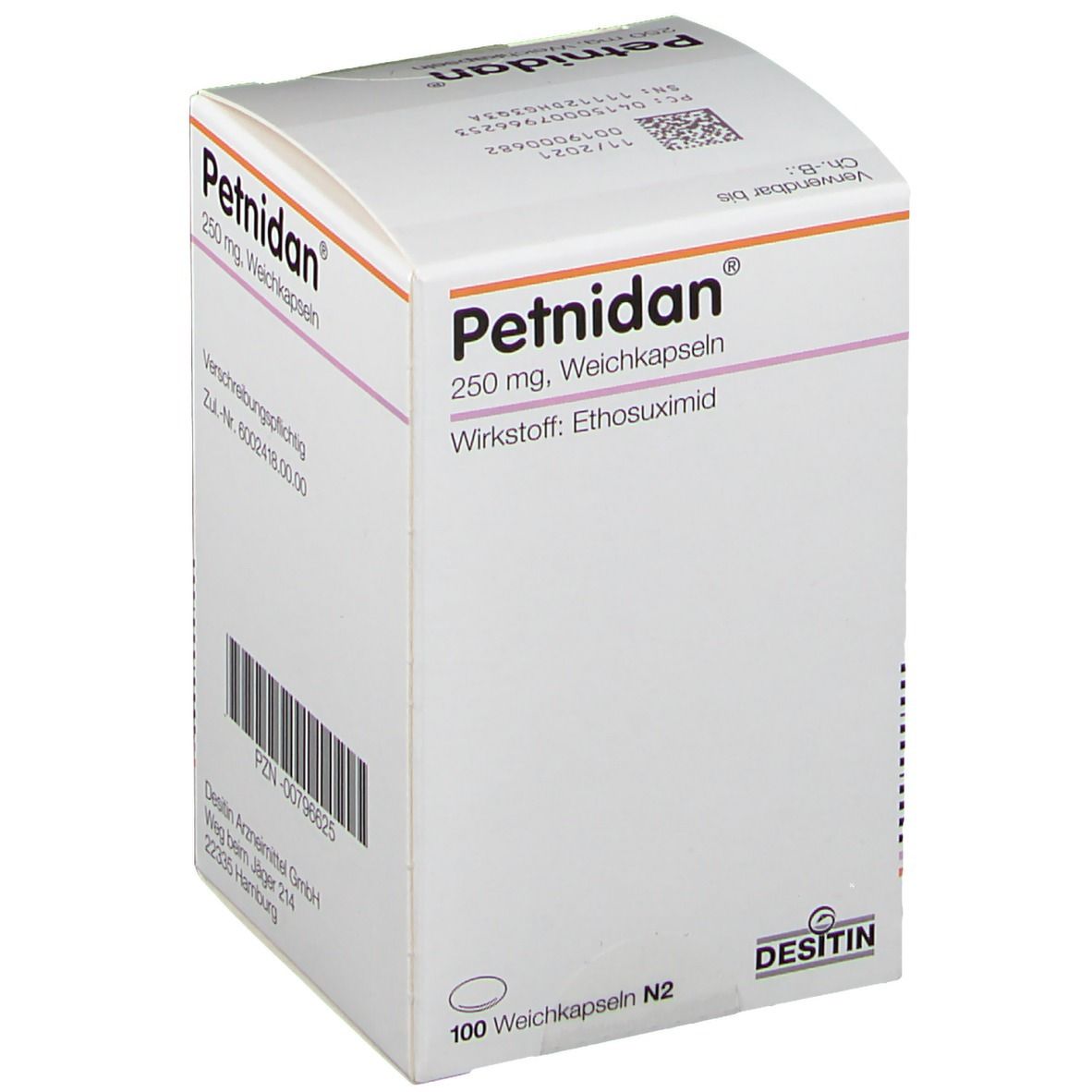 PETNIDAN德国版乙琥胺胶囊,德速查信息,第1张