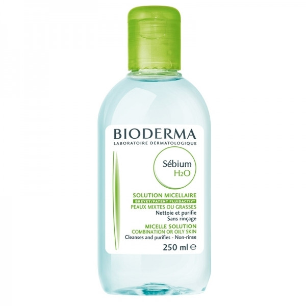 Bioderma 贝德玛 蓝水脸部唇部卸妆液控油洁肤液 深层清洁 250ml PZN:322442