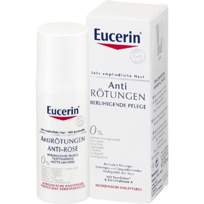 Eucerin 优色林 抗红血丝镇定霜 50ml 适用于敏感性肌肤 PZN:10268666,德国代购,第1张