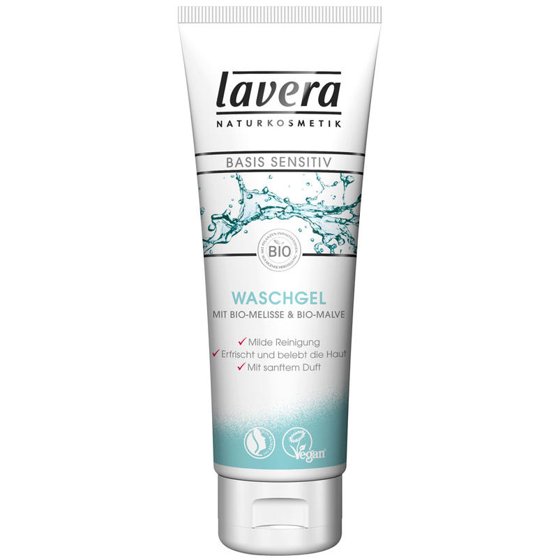 Lavera 拉薇/莱唯德 有机锦葵温和保湿洁面啫喱 125ml PZN:10787685,德国代购,第1张