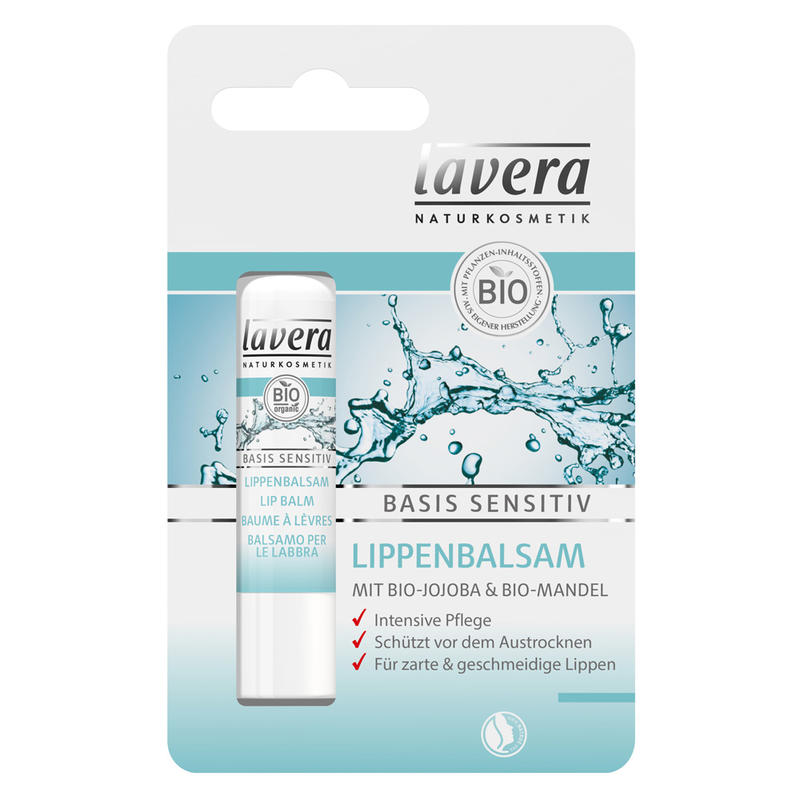 Lavera 拉薇/莱唯德 有机杏仁油基础护理润唇膏 4.5g PZN:10787780