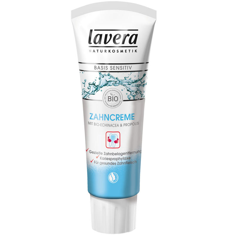 Lavera 拉薇/莱唯德 基础抗敏牙膏 75ML PZN:10787981,德国代购,第1张