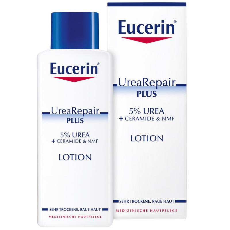 Eucerin 优色林 5%尿素+NMF长效保湿因子保湿修复润肤乳 250ml 适合干燥缺水/粗糙肌肤 PZN:11677993,德国代购,第1张