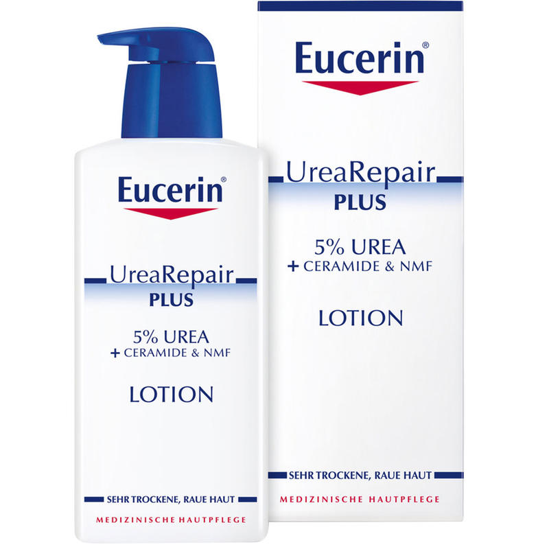 Eucerin 优色林 5%尿素+NMF长效保湿因子保湿修复润肤乳 400ml 适合干燥缺水/粗糙肌肤 PZN:11678001,德国代购,第1张