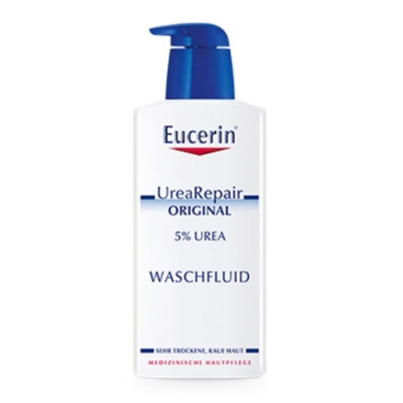 Eucerin 优色林 5%保湿修复洁肤乳 可用于清洗面部/身体/手部 400ml 也可用于清洗私密处 PZN:11678030,德国代购,第1张