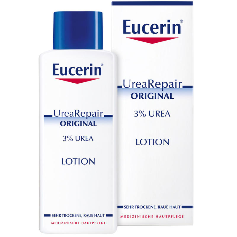 Eucerin 优色林 3%尿素保湿乳液 250ml 补水保湿 减少紧绷感 适合干燥粗糙肌肤 牛皮癣也适用 儿童也适用 PZN:11678136,德国代购,第1张