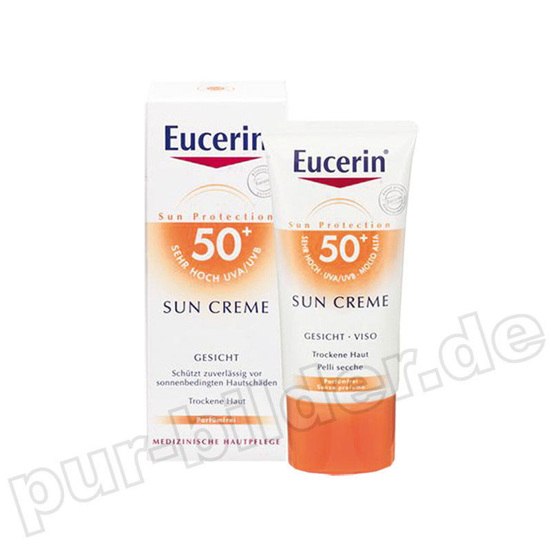 Eucerin 优色林水润清爽面部防晒霜SPF50 50ml PZN:802461,德国代购,第1张