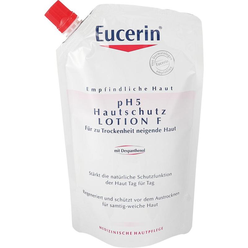 Eucerin 优色林 pH5均衡调理护肤润肤乳液 F 400ml（袋装） PZN:8767787,德国代购,第1张