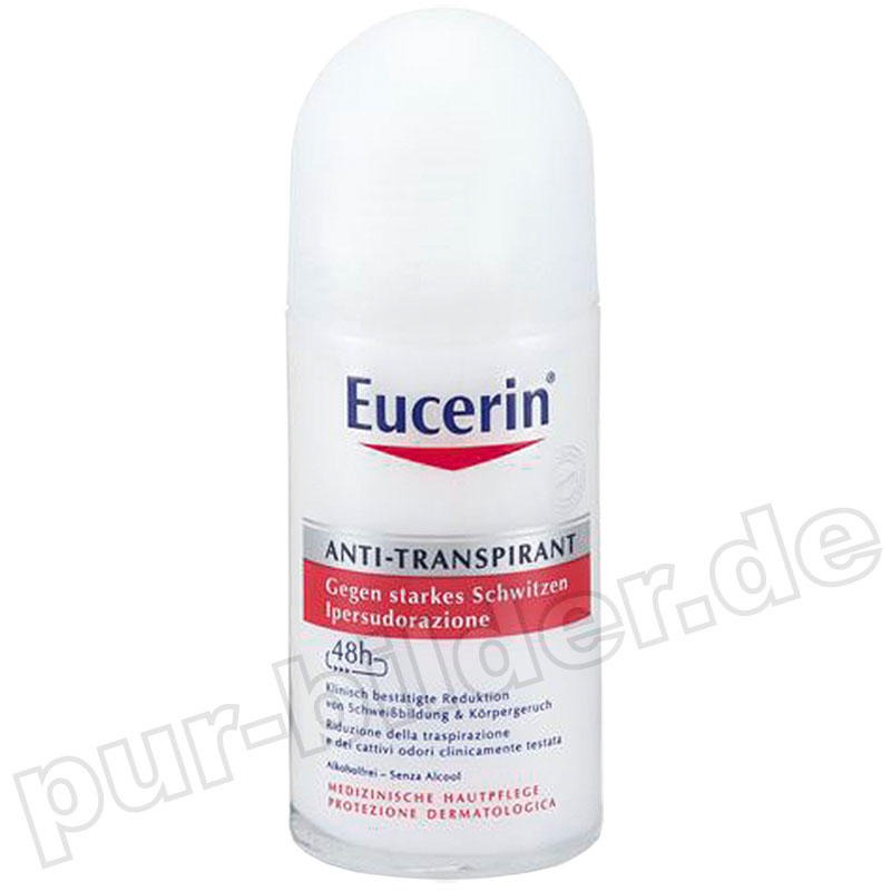 Eucerin 优色林 48小时持续舒爽香体止汗走珠 50ml PZN:9284370