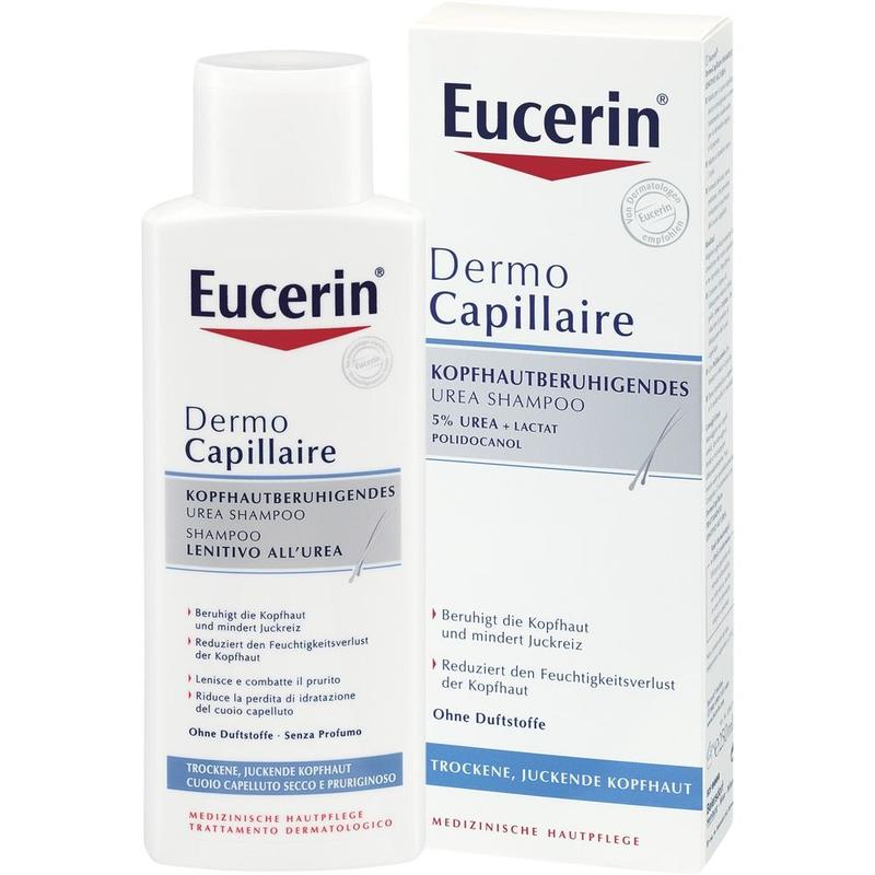 Eucerin 优色林 Dermo Capillaire 止痒去屑保湿洗发水 （干性发痒） 250ml PZN:9508059,德国代购,第1张