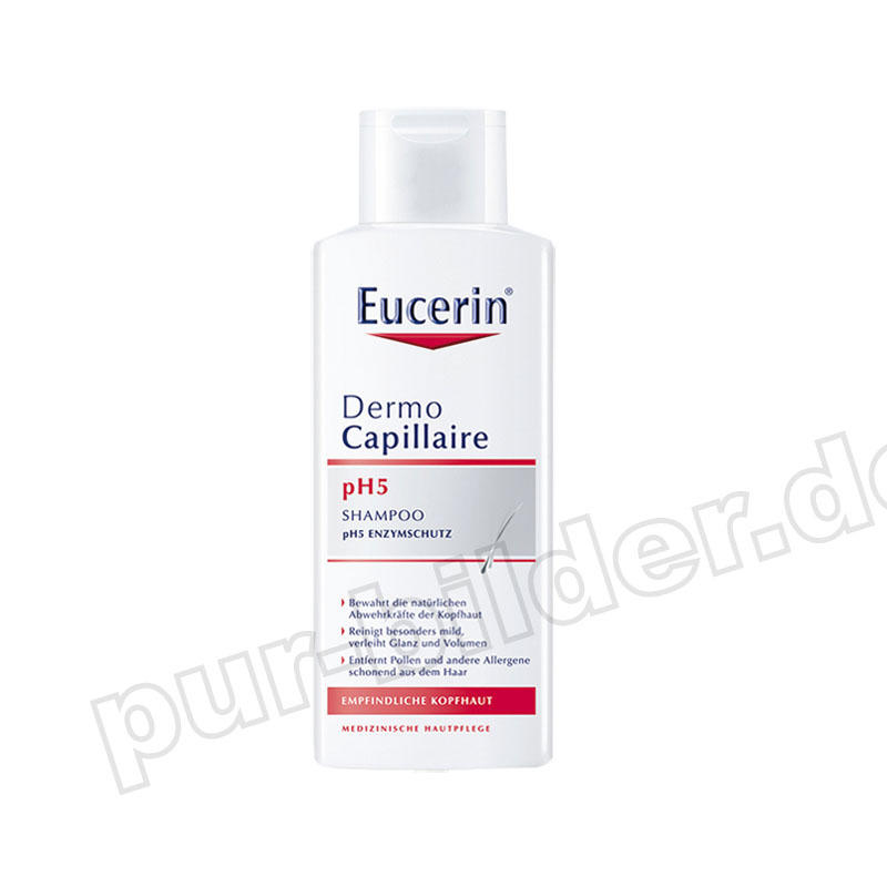 Eucerin 优色林 丰盈亮泽去屑洗发露（敏感头皮） 250ml PZN:9508071,德国代购,第1张