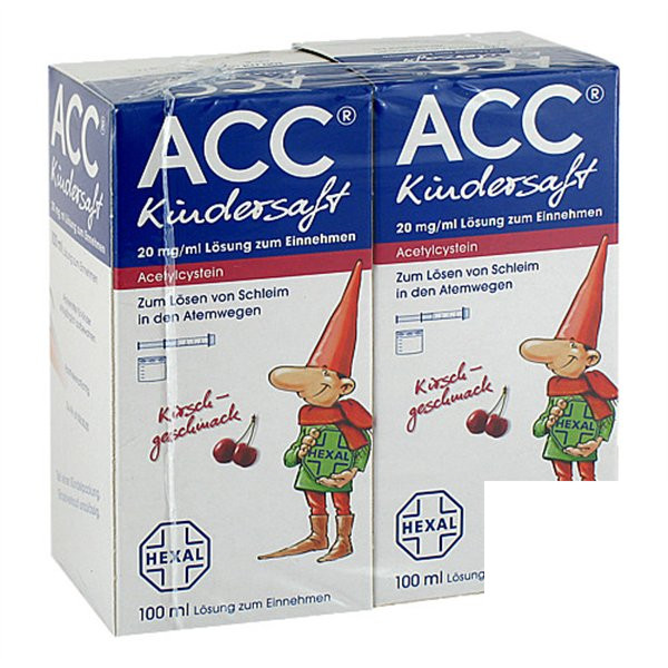 ACC儿童止咳糖浆(樱桃味)ACC KINDERSAFT HEXAL PZN:06964621,德国代购,第1张