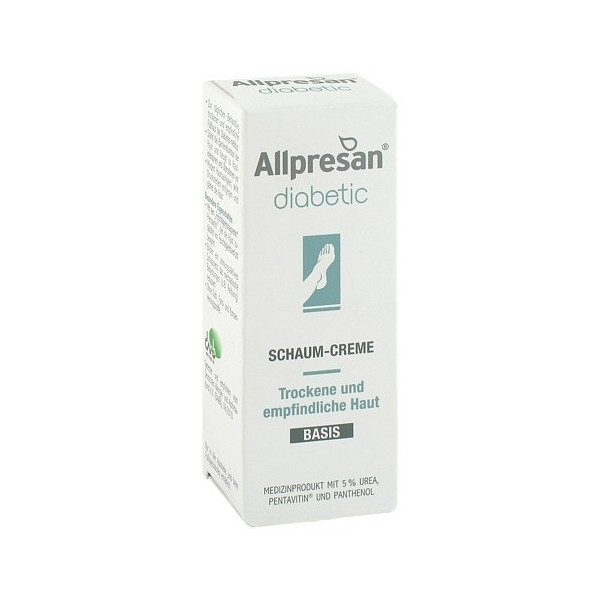 Allpresan 欧普瑞森 diabetic系列5%尿素足部基础保湿泡沫乳 35ml PZN:08456484,德国代购,第1张