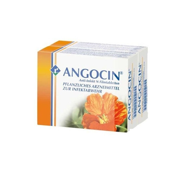 ANGOCIN 抗感染胶囊 200粒 （支气管炎、鼻窦炎） PZN:06612767,德国代购,第1张