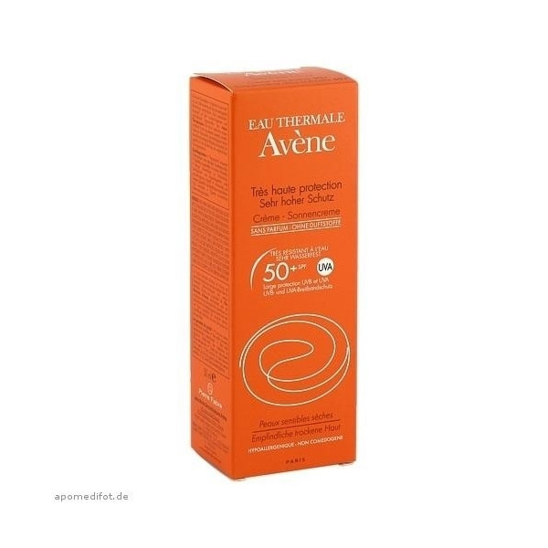 Avene 雅漾全护自然清香高效防晒乳50ml SPF 50+ PZN:5874620,德国代购,第1张