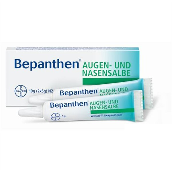 德国拜耳BEPANTH眼鼻修复软膏BEPANTHEN AUGEN+NASENSALBE PZN:01578675,德国代购,第1张