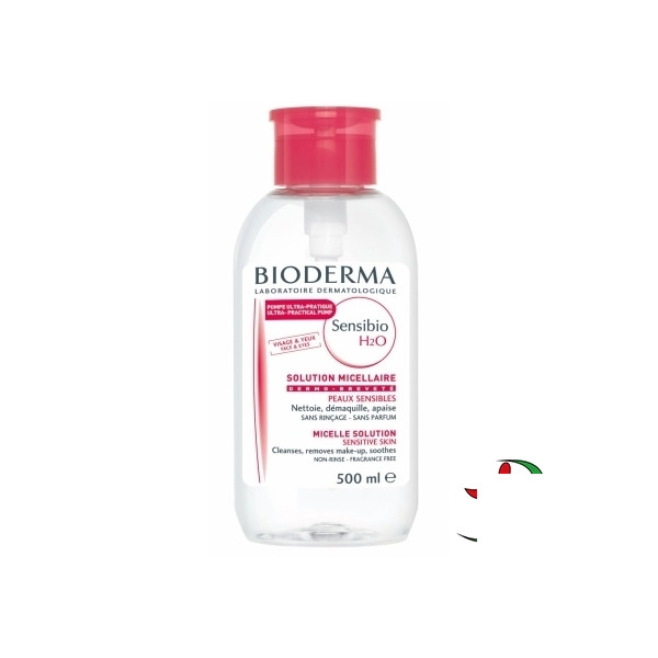 Bioderma 贝德玛 舒妍粉水深层卸妆水洁肤液 清洁卸妆爽肤护肤 500ml PZN:9913073,德国代购,第1张