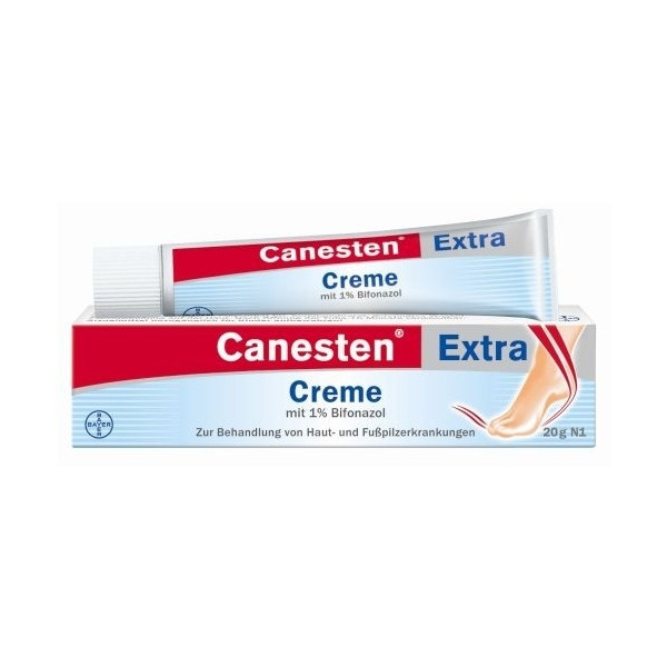 Canesten extra系列治疗足癣/皮肤癣护理霜 PZN:00679612,德国代购,第1张