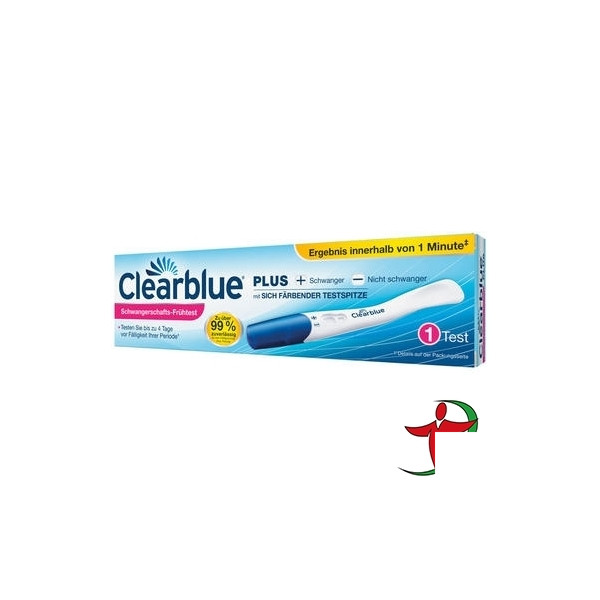 Clearblue Plus 早孕测试棒 安全准确 1只 PZN:11035088