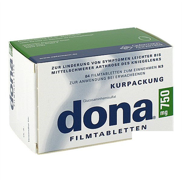 德国Dona膝关节强健片DONA 750MG PZN:04629769