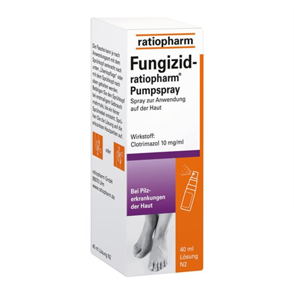 FUNGIZID RATIOPHARM PUMPSP Ratiopharm抗炎杀菌喷雾 PZN:03417781,德国代购,第1张