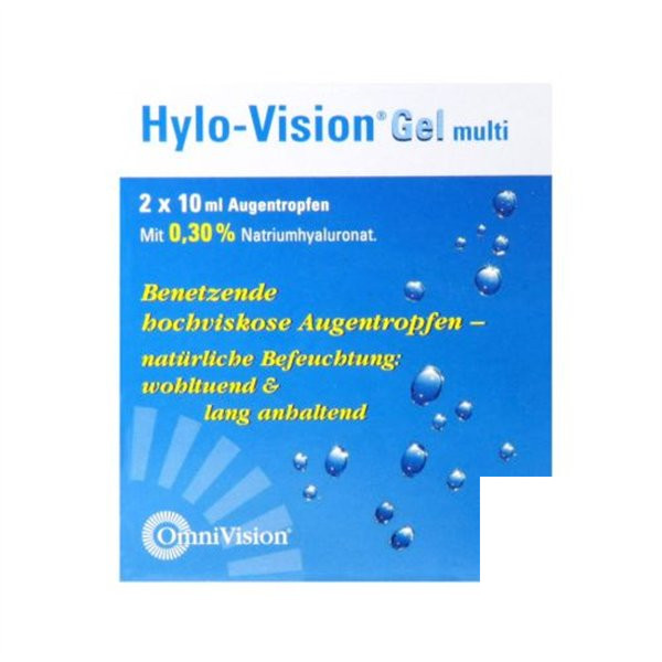 海露长效湿润滴眼液（特别适用于硬性和软性隐形眼镜）HYLO VISION GEL MULTI PZN:10091009