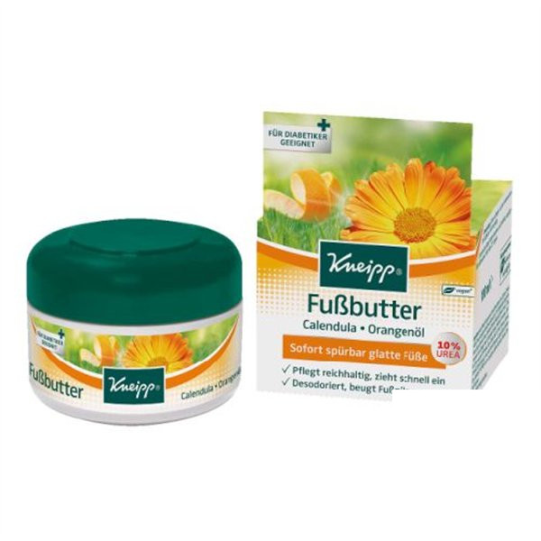 德国Kneipp克奈圃金盏花迷迭香足部修复护理霜KNEIPP FUSSBUTTER PZN:4369110