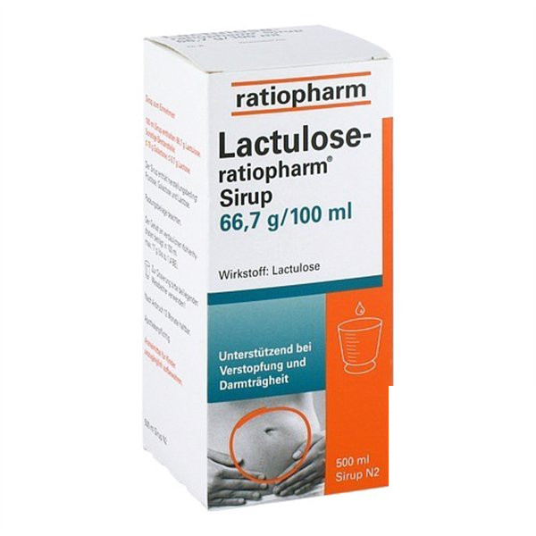 LACTULOSE RATIOPHARM SIRUP Ratiopharm 莴苣通便糖浆 PZN:04916865