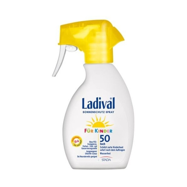 德国ladival新生婴儿儿童护肤防晒乳液喷雾 SPF50+ (200 ml) PZN:2481854