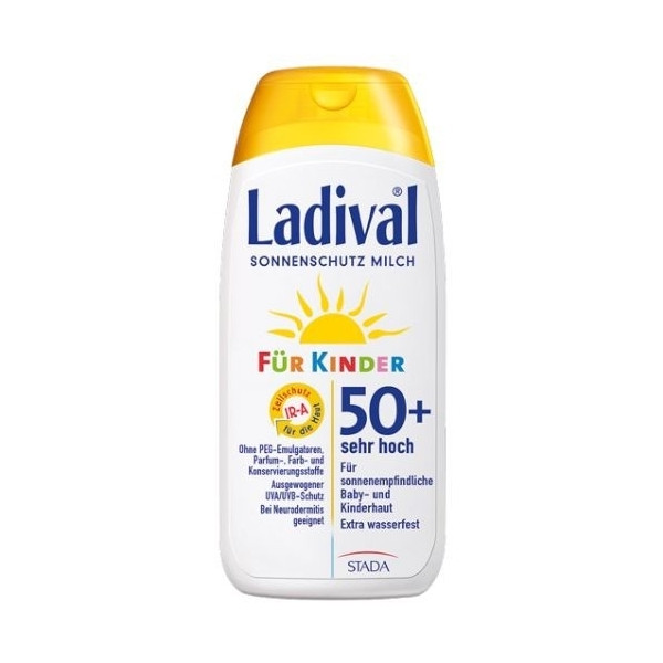 Ladival 婴幼儿高系数防晒防水乳 LSF50+ 200ml PZN:3518648,德国代购,第1张