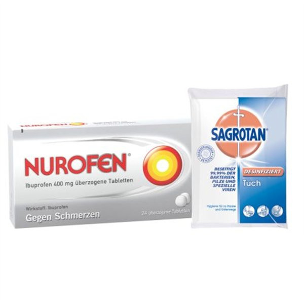 布洛芬NUROFEN IBUPROFEN 400MG PZN:08794436,德国代购,第1张