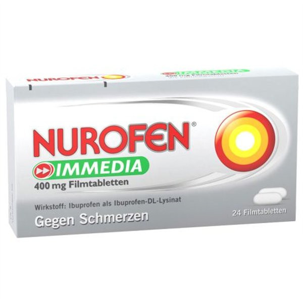 布洛芬NUROFEN IMMEDIA 400 MG PZN:08794459