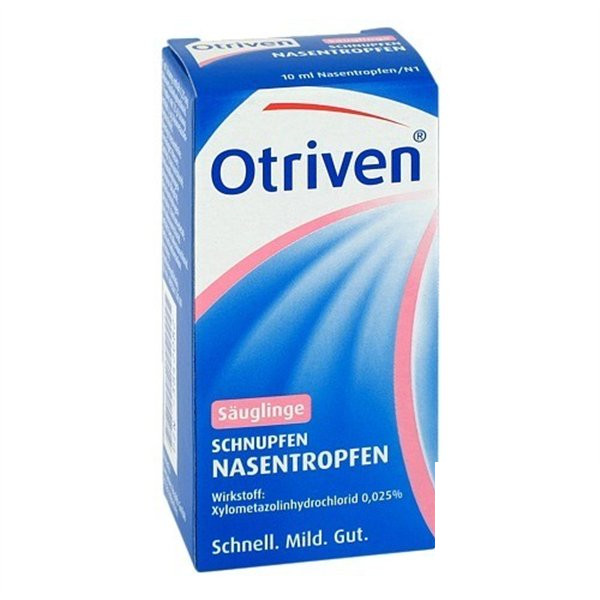 OTRIVEN 0.025% NASENTR 德国诺华婴儿感冒鼻塞专用 PZN:03842082