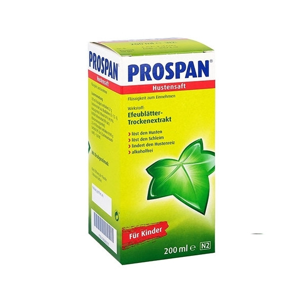 Prospan 小绿叶婴幼儿止咳消炎糖浆 200ml PZN:08586005,德国代购,第1张