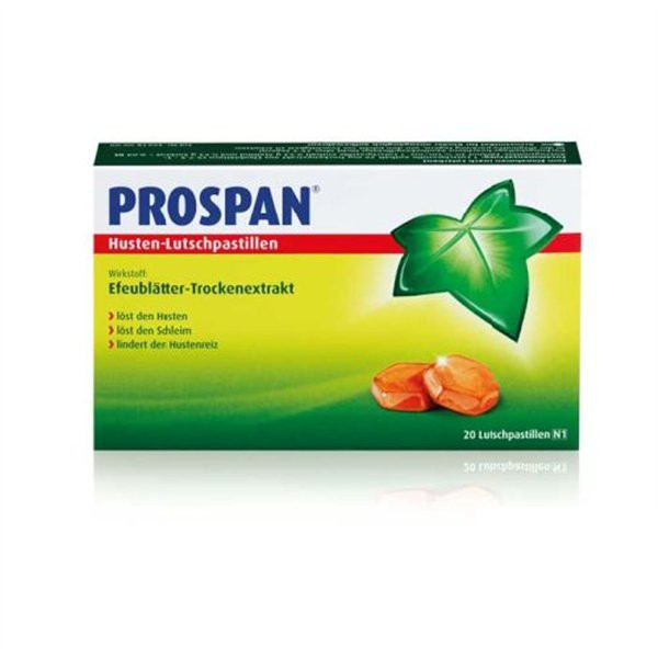 PROSPAN HUSTEN LUTSCHPASTILLEN小绿叶咳嗽锭剂（口含片） PZN:08884174