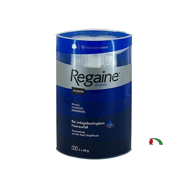 REGAINE 德国倍健 男士生发泡沫50mg/g 3X60ml PZN:09100275