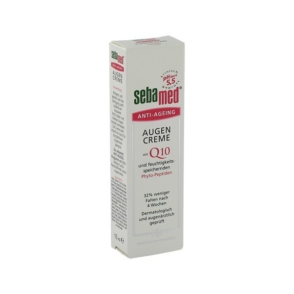 Sebamed 施巴Q10抗皱紧致眼霜 15ml PZN:04286878,德国代购,第1张