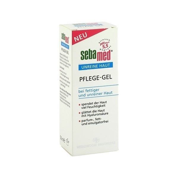 SEBAMED 施巴 温和保湿面部护理凝胶 50ml 适用于油性有痘肌肤 PZN:08467967