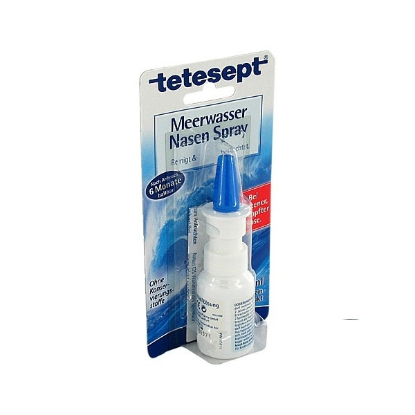 Tetesept海水滋润洁净护理喷鼻剂缓解感冒鼻塞 PZN:00040293
