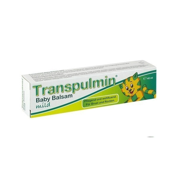 Transpulmin 宝宝胸背按摩护理膏 40ml PZN:01167593,德国代购,第1张