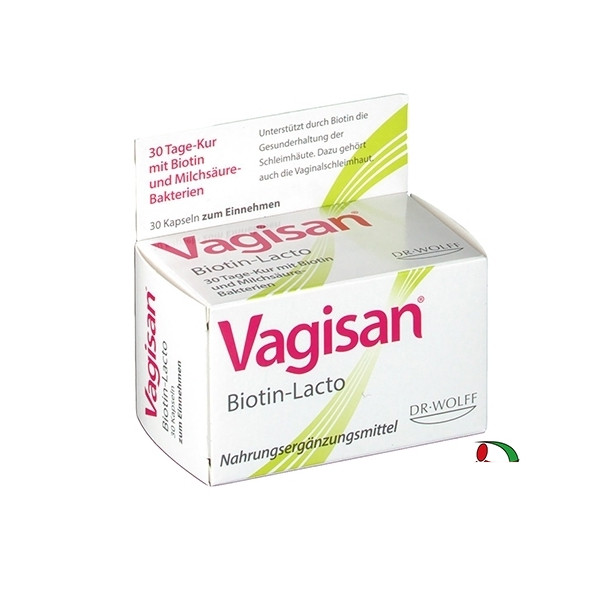 德国 Vagisan 生物素乳酸菌口服胶囊 30粒 PZN:10795584,德国代购,第1张