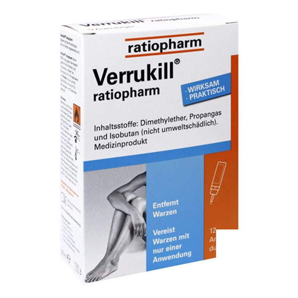 VERRUKILL RATIOPHARM VERRUKILL ratiopharm冷冻除疣喷雾 PZN:4765366,德国代购,第1张