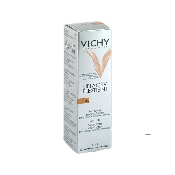 VICHY 薇姿 活性塑颜肌源焕活粉底液 30ML 45号金色 PZN:5510289,德国代购,第1张