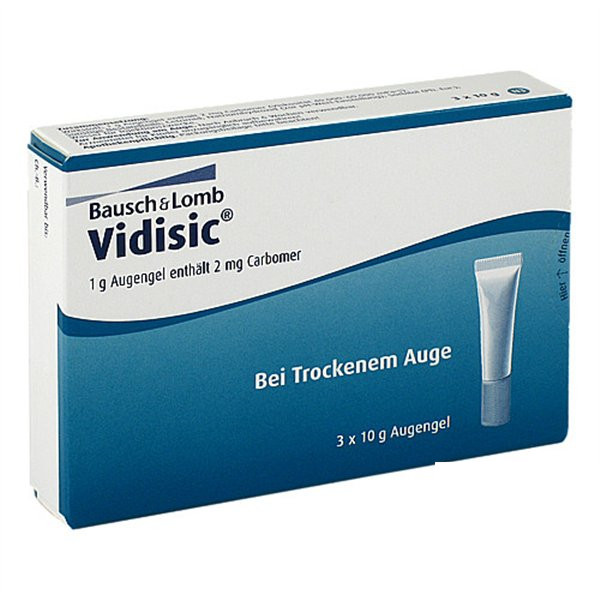 德国Vidisic维蒂斯人工泪液重症干眼症眼用凝胶VIDISIC PZN:03099542